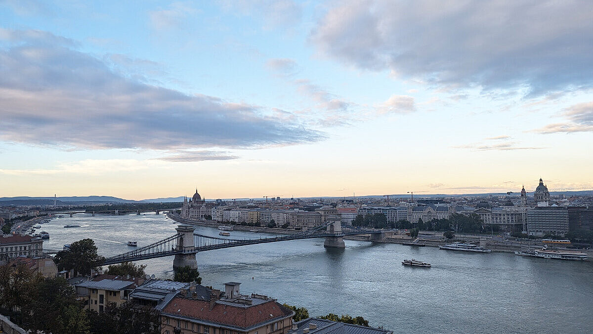 Kerstin Titsch Blick auf die Stadt Budapest