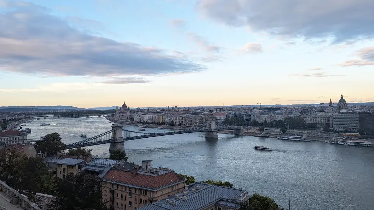 Kerstin Titsch Blick auf die Stadt Budapest