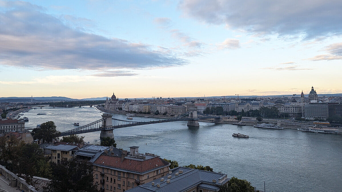 Kerstin Titsch Blick auf die Stadt Budapest
