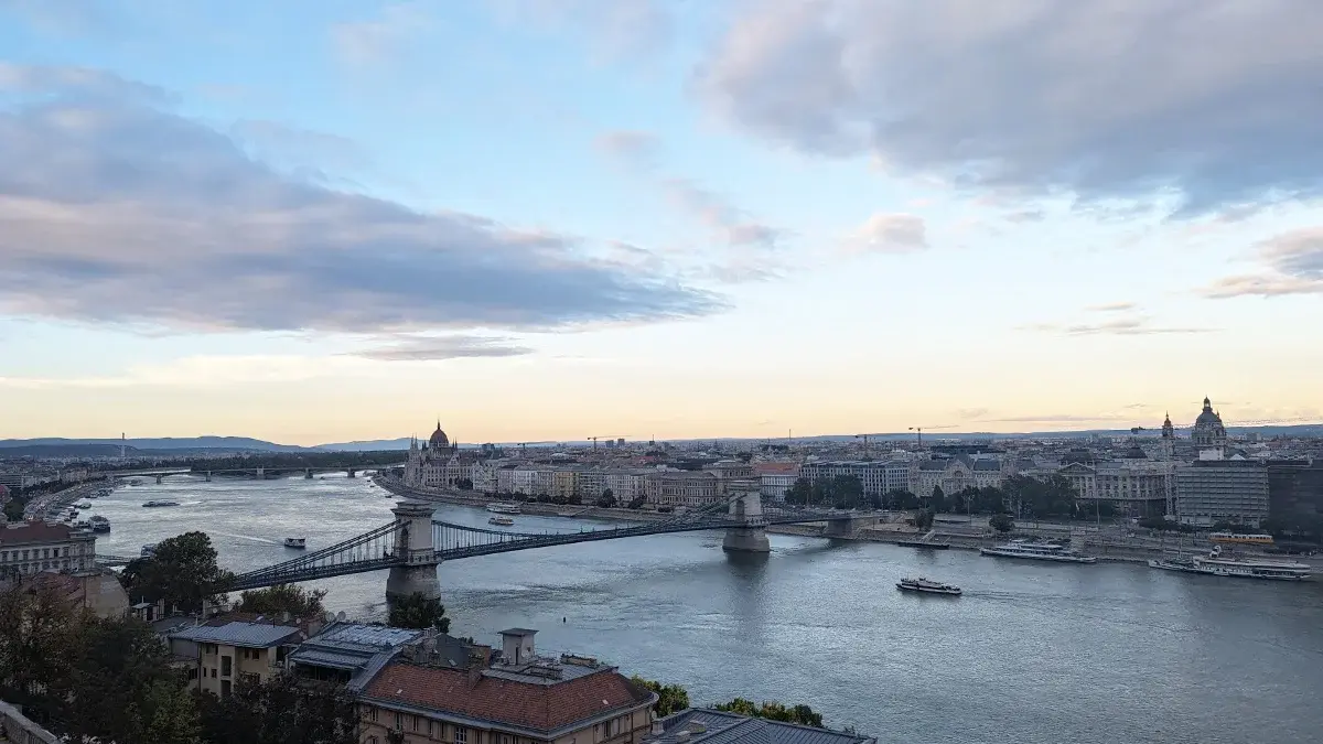 Kerstin Titsch Blick auf die Stadt Budapest