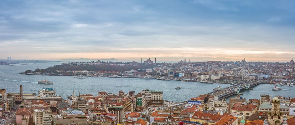 Panorama der Stadt Istanbul