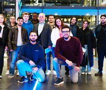 Studierendengruppe der Elektro- und Luftfahrttechnik zu Besuch bei Fraport.