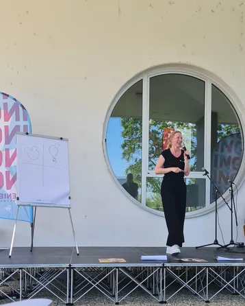 Prof. Dr. Maria Wiesmann zum Thema Design Thinking