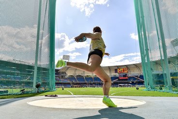 Katja Seng bei der U20 WM in Cali (Kolumbien) 