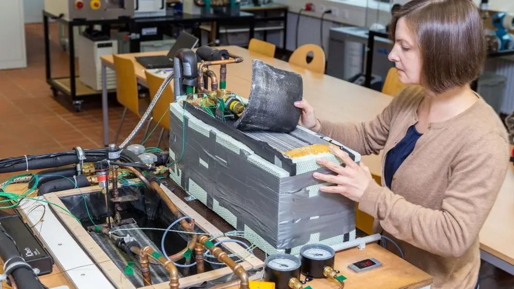 Forschungsarbeit im Labor für Wärmetechnik