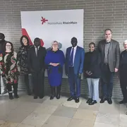 Die Delegation aus Kenia am Campus Rüsselsheim