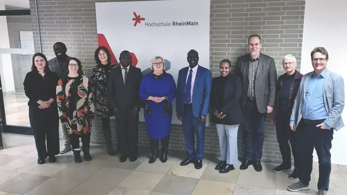Die Delegation aus Kenia am Campus Rüsselsheim
