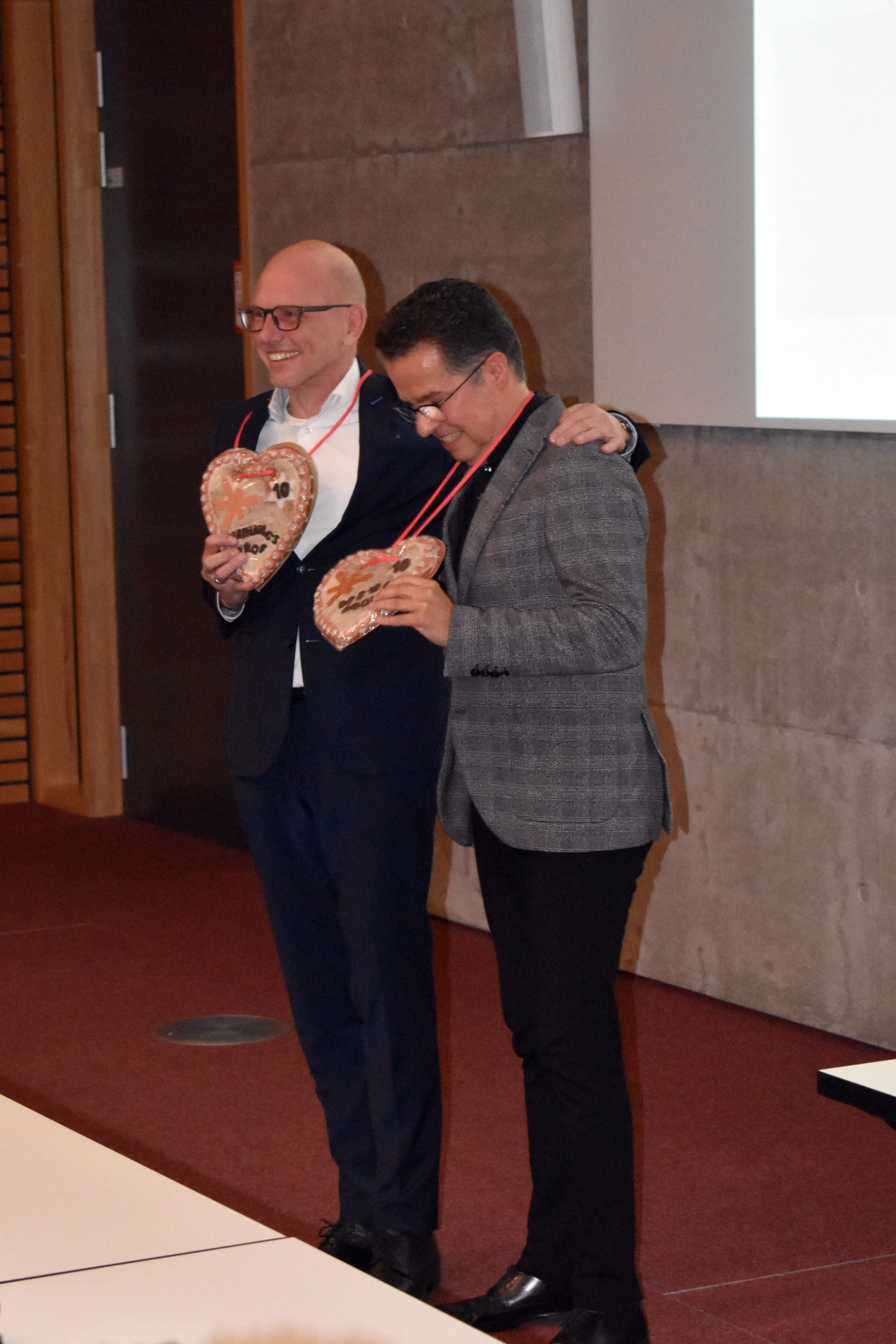 Professor Stefan Blümm und Professor Horst Roman-Müller