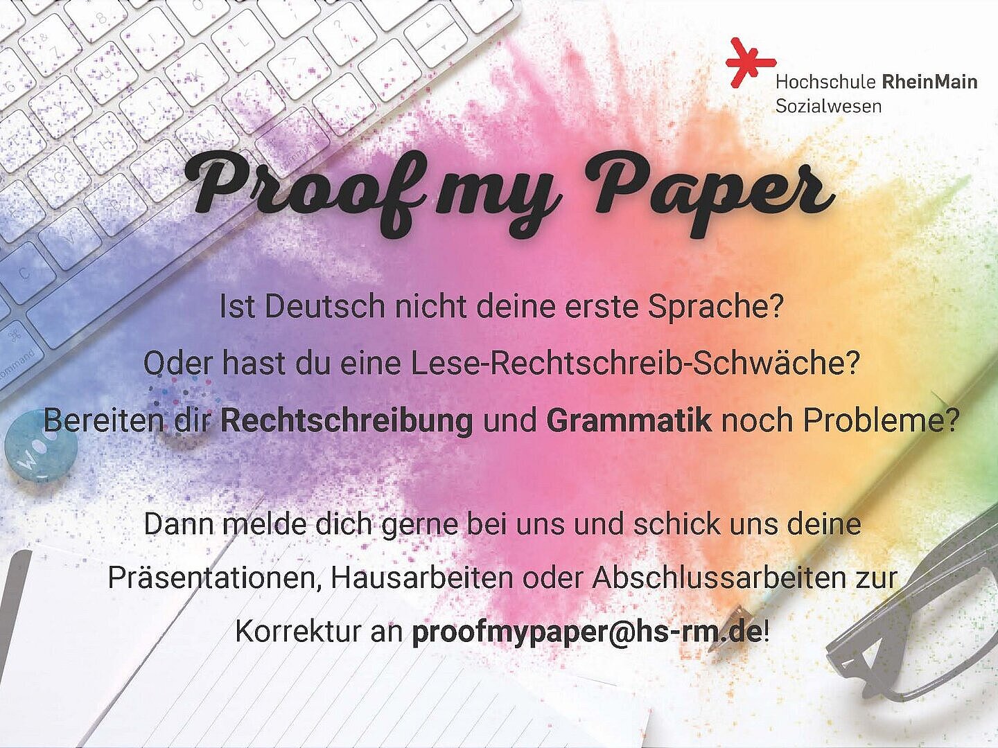 Proof my Paper Flyer von Proof my Paper