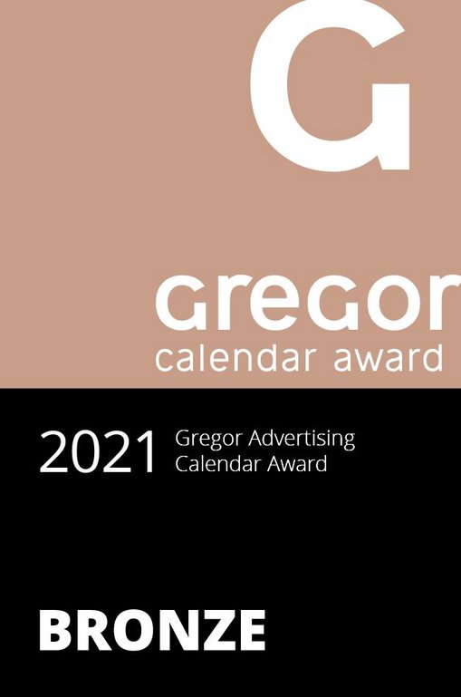 Zertifikat des Gregor Caldender Awards 2021 in Bronze