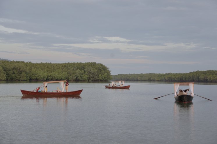 Bild von Booten auf dem Wasser