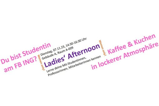 Einladung zum Ladies' Afternoon 