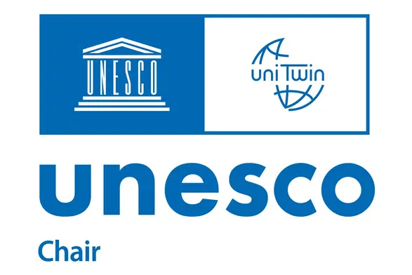 Schriftzug UNESCO Chair