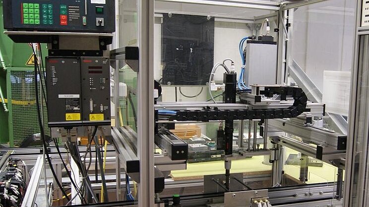 Produktionsanlage im Labor für Produktionstechnik Produktionsanlage im Labor für Produktionstechnik