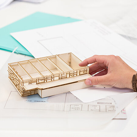 Architectural model in studies
