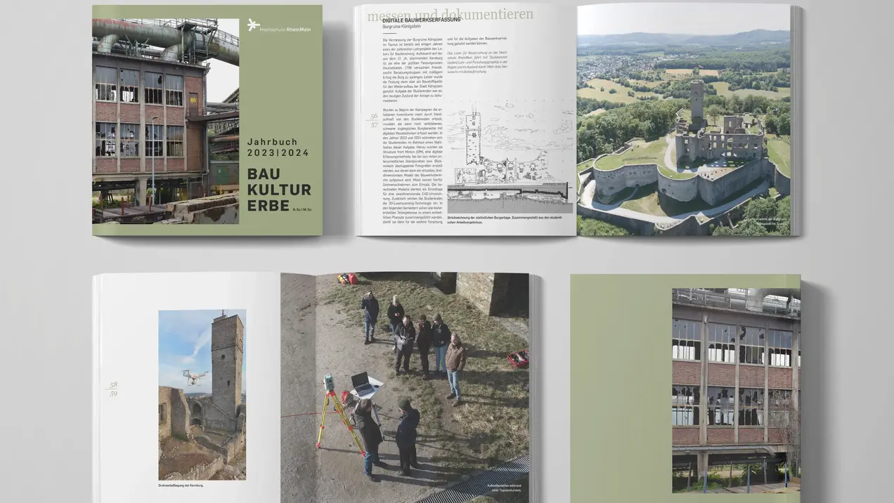 Seiten des Jahrbuchs Baukulturerbe