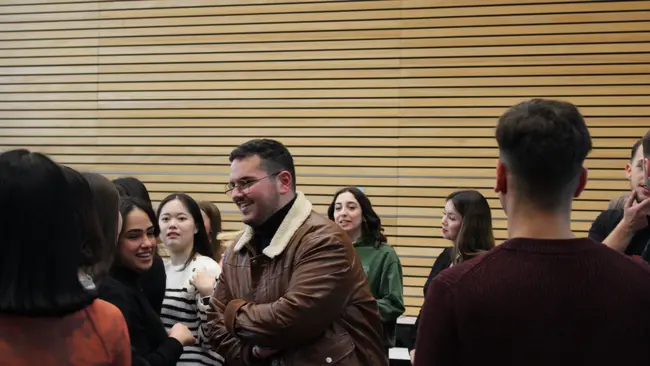 Exchange students getting to know each other