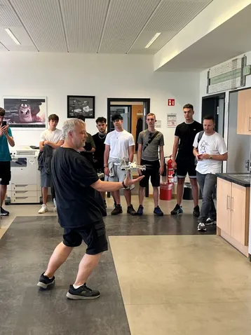 Demonstration einer Drohne