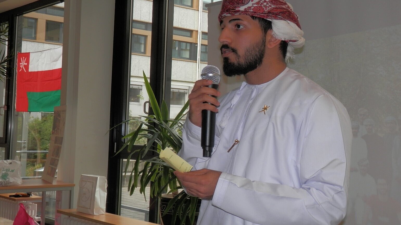 Abdulaziz Al-Saadi, Präsident des Vereins Omani Students Association Germany