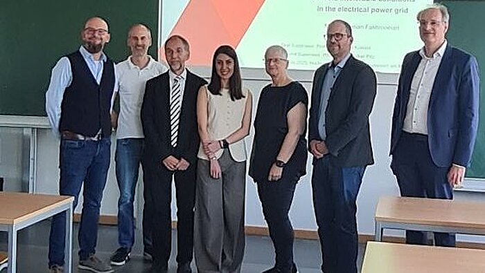 Gruppenfoto Disputation Parnian Fakhrooeian