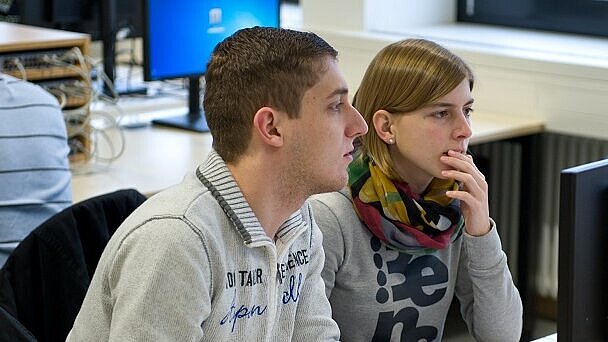 Studierende im N-Lab