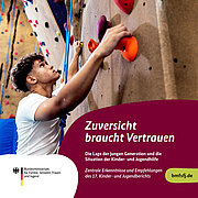 Titeltseite der Broschüre zum 17. Kinder- und Jugendbericht