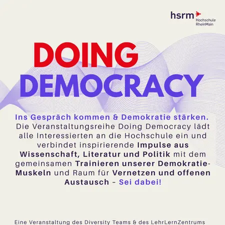 Veranstaltungsreihe Doing Democracy