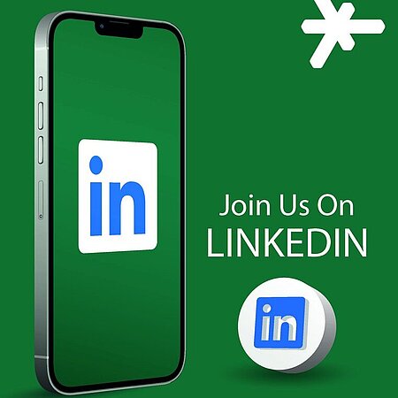 Plakat zum LinkedIn-Channel des Studiengangs Immobilienmanagement