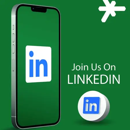 Plakat zum LinkedIn-Channel des Studiengangs Immobilienmanagement