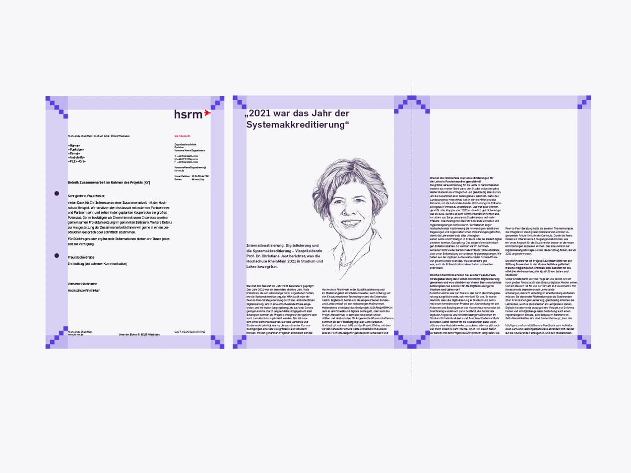 Sonderfälle für den Satzspiegel