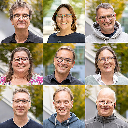 Portraits Personen im Studiengang Medieninformatik Portraits verschiedener Personen