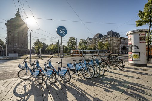 Fahrradstation von VRN Nextbike