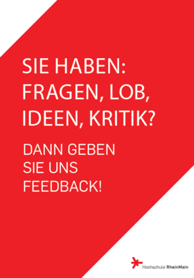 Feedbackmanagement an der Hochschule RheinMain