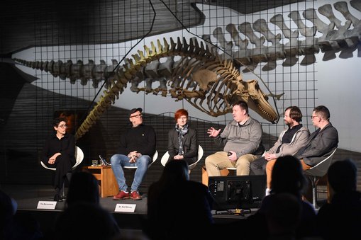 Podiumsdiskussion zum Abschluss des Projekts presentXR