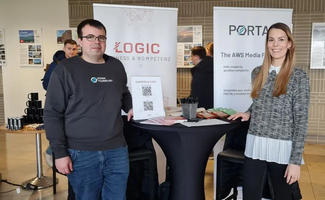 Stand der Firma Logic media solutions GmbH