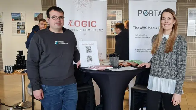 Stand der Firma Logic media solutions GmbH