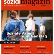 Magazin-Cover des Sozialmagazins mit dem Titel "Soziale Arbeit und Ganztag 