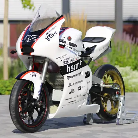 Motorrad_RheinVolt Rennmotorrad des Rennteams RheinVolt