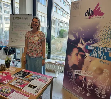 Infostand Coaching für Frauen in Ingenieurberufen