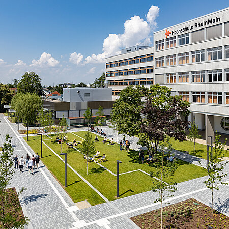 Campus Rüsselsheim Campus Rüsselsehim aus der Vogelperspektive