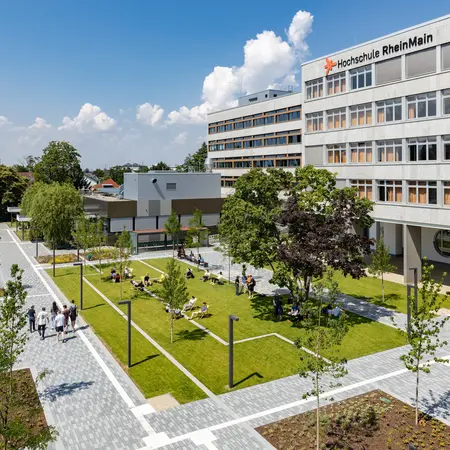 Campus Rüsselsehim aus der Vogelperspektive