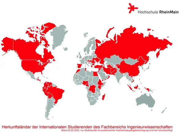 International students at the Faculty of Engineering
