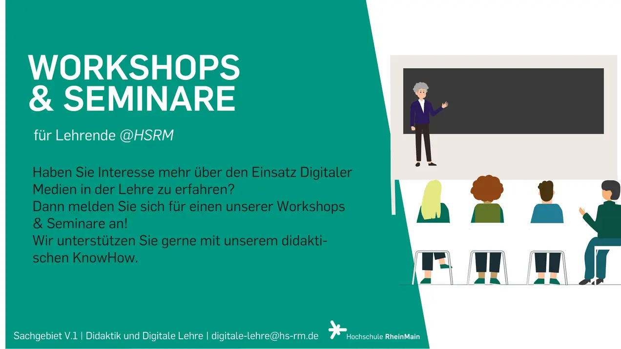 Workshops digitale Digitale Lehre 