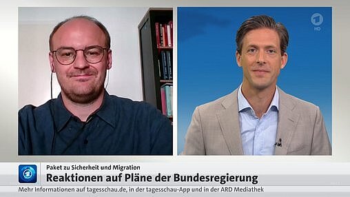 Prof. Dr. Dr. Maximilian Pichl im Interview bei der Tagesschau 