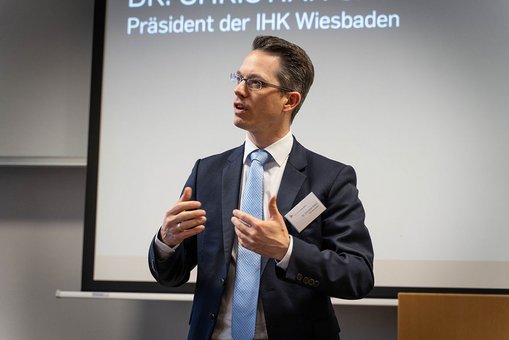 Dr. Christian Gastl, Präsident der IHK Wiesbaden