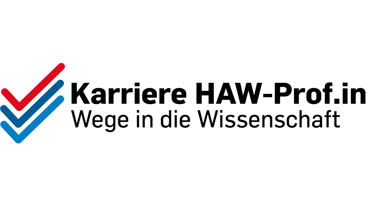 Das Logo von Karriere HAW Prof.in Wege in die Wissenschaft