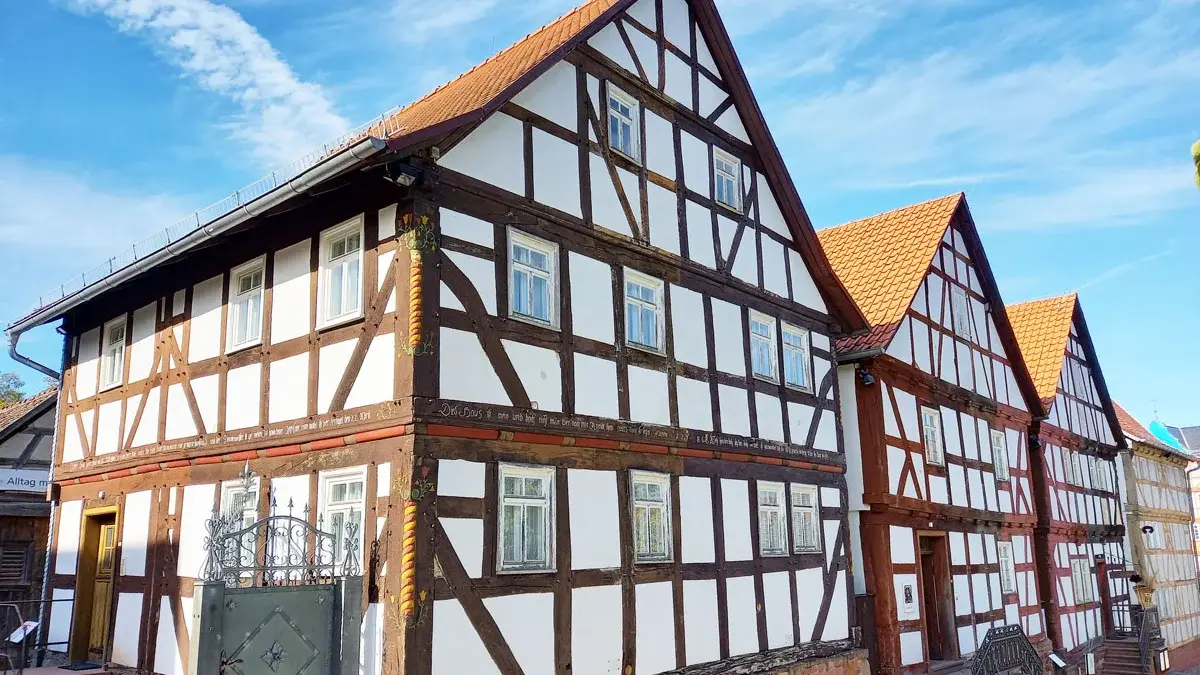 Fachwerkgebäude im Freilichtmuseum Hessenpark