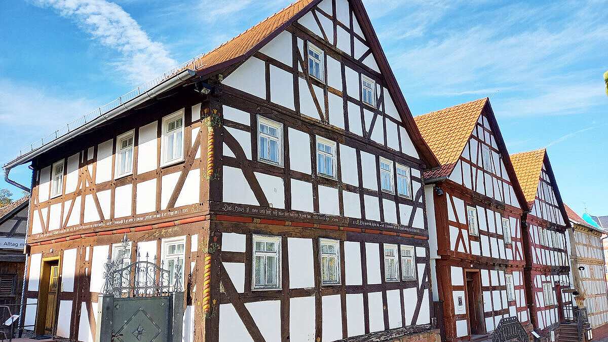 Fachwerkgebäude im Freilichtmuseum Hessenpark