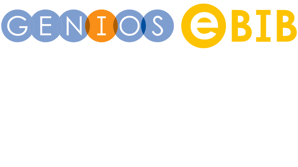 Hier geht's zur Anmeldung für Genios eBIB Logo Genios eBIB