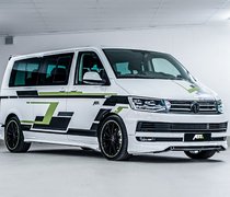 Elektro-VW-Bus für die Messungen auf dem Brennstoffzellen-Teststand.